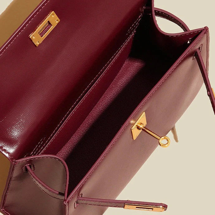 Sac à main Élégance fermoir doré - maison mathurine